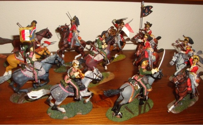 7 Waterloo Lancieri francesi e Dragoni inglesi